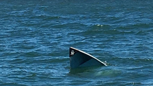 Boat capsized 